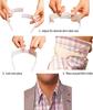 1 Pcs Shirt Collar Protector, Adjustable Shirt Stays for Men Collar Stand with 8 Pairs of Stays Slick Collar for Men Shirt Ideal for Daily Use and Gift Giving White view 3