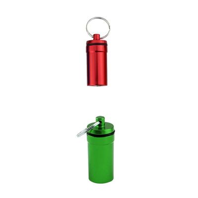 BNF 2 Pieces Waterproof Pill Box Case Holder Containers Capsule Bottles Keychain|Health & Beauty | Health Care | Pill Boxes, Pill Cases|2 Pieces Sealed Pill Cases
