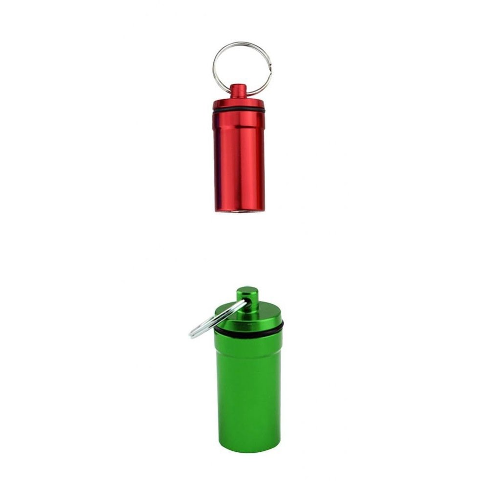 BNF 2 Pieces Waterproof Pill Box Case Holder Containers Capsule Bottles Keychain|Health & Beauty | Health Care | Pill Boxes, Pill Cases|2 Pieces Sealed Pill Cases