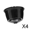 4xRefillable Reusable Coffee Capsule Pods Cups for Nescafe DolceGusto Black | Home & Garden | Kitchen, Dining & Bar | Small Kitchen Appliances | Coffee & Tea Makers | Replacement Parts & Accs view 2