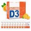 Diclowin D3 Mouth Melt Granules | 10 Sachets (1g Each) | 60,000 IU Vitamin D3 | Sugar-Free | Fast Melt Granules for Bones, Muscles Strength & Immunity view 1
