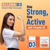 Diclowin D3 Mouth Melt Granules | 10 Sachets (1g Each) | 60,000 IU Vitamin D3 | Sugar-Free | Fast Melt Granules for Bones, Muscles Strength & Immunity view 4