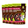 Chocolate Oats - Rolled Oats, Natural Peanut Butter, Cocoa Powder, Nuts & Seeds  24% Protein, Source of Dietary Fibre & Healthy Fats, No Added Sugar (4x1Kg) view 1