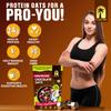 Chocolate Oats - Rolled Oats, Natural Peanut Butter, Cocoa Powder, Nuts & Seeds  24% Protein, Source of Dietary Fibre & Healthy Fats, No Added Sugar (4x1Kg) view 2