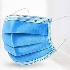 Disposable Face Masks, 3-Ply Protective Mask with Nose Pin Loop Type, Pack of 100, Blue, Comfortable & Breathable for Daily Use, Safety Masks for Men, Women & Kids