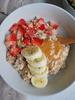 Nuts'mor Protein Oats, Banana Strawberry Flavour, 23g Protein, 1kg, Whole Grain instant Oats view 3