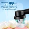 AGARO Cosmic Oscillating Brush Head Refill 4pcs | Soft-bristle toothbrush for effective plaque removal and a healthier smile. view 3