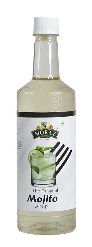 MORAZ Original Mojito Syrup  Refreshing Mint Lime Drink | Ideal for Mocktails, Cocktails & Summer Beverages  750ml