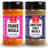SARANZ Frankie & Amritsari Chole Masala ( Combo Pack ) Naturally Picked Frankie Spice | Fresh Grounded Spices | Punjabi Chole & Chana Chole Gravy | Used in Paneer, Rolls, Snacks etc |100 Gm Sprinkler Jar view 1