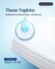 Dab N Klean 1 Ply Tissue Paper Napkins - Pack of 18 | Super Soft & Ultra Absorbent | OBA-Free | Pet Safe | 100% Natural Virgin Cellulose Fiber | 24 x 24 cm, 100 Pulls per Pack (18 Packs (1800 Sheets)) view 4