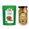 Almond 100gm & Coffee 50gm Combo Pack Natural Premium Almonds & Rich Instant Coffee | Energy Booster Gift Pack view 1