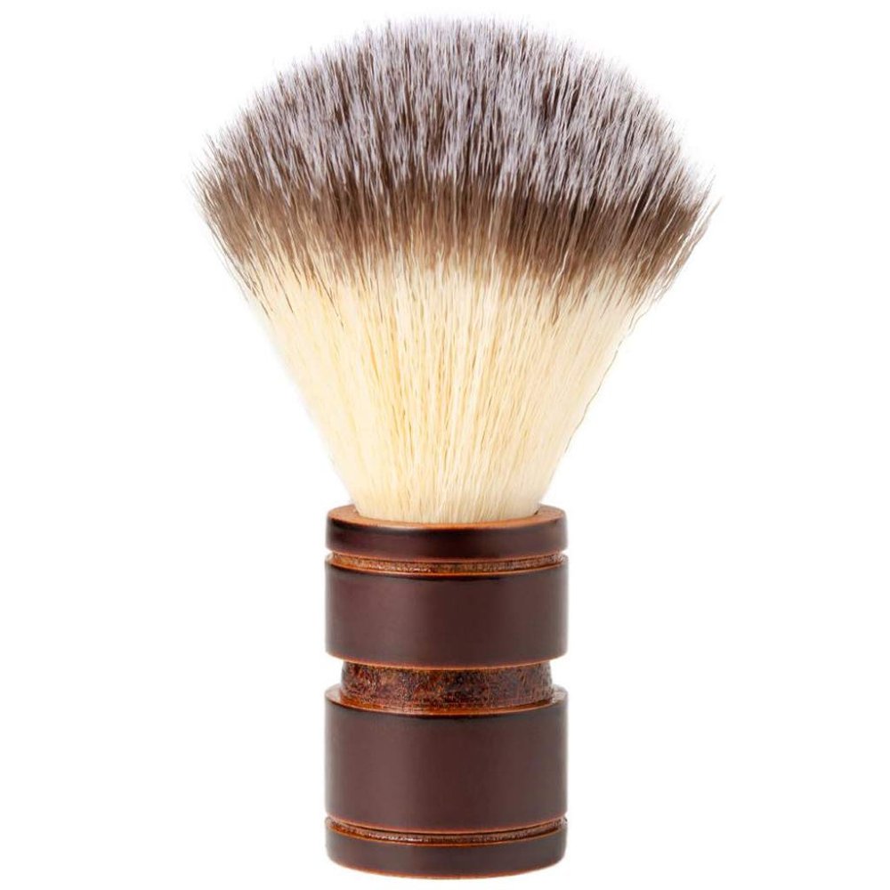 ELBME Men Premium Soft Wooden Nylon Shaving Brush Professional Hair Salon Tool