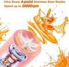 DN DINGUSPortable USB Juicer Blender for Smoothies, Shakes & Juices  320ML Rechargeable Mini Juice Maker Bottle for Fruits & Travel  Multicolor view 3
