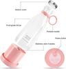 DN DINGUSPortable USB Juicer Blender for Smoothies, Shakes & Juices  320ML Rechargeable Mini Juice Maker Bottle for Fruits & Travel  Multicolor view 4