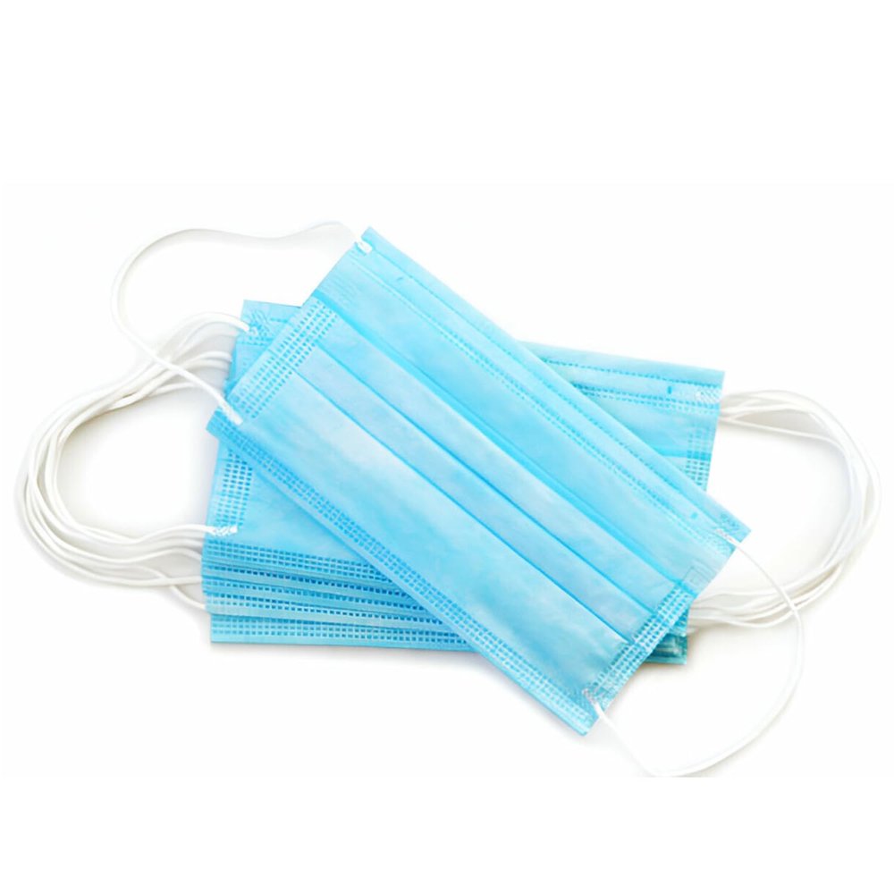 Dr. Tech 3 Ply Surgical Face Mask with Meltblown Filter & Inbuilt Nose Pin 20 GSM BFE & PFE99.5% UV Sterilized CE, FDA, NABL Lab Certified Skin Friendly Latex Free Fabric (100 Pcs)