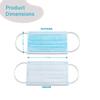Dr. Tech 3 Ply Surgical Face Mask with Meltblown Filter & Inbuilt Nose Pin 20 GSM BFE & PFE99.5% UV Sterilized CE, FDA, NABL Lab Certified Skin Friendly Latex Free Fabric (100 Pcs) view 2