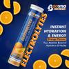 BOOSTIQ Electrolytes Low Sugar Energy Drink For Instant Hydration & Daily Rehydration With 5 Essential Electrolytes + Vitamins, Sports Drink for Men and Women (20 count (Pack of 4), orange) view 3