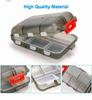 BODY LIFE CARE DATTA STORE Portable Pill Organizer Box with 10 Compartments  Compact Travel Medicine Storage Case for Daily Vitamins & Tablets  Grey Pocket-Sized Pill Holde view 2