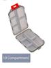 BODY LIFE CARE DATTA STORE Portable Pill Organizer Box with 10 Compartments  Compact Travel Medicine Storage Case for Daily Vitamins & Tablets  Grey Pocket-Sized Pill Holde view 4