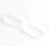 ELBME Oximeter Silicone Cover Fingertip Pulse Oximeter Protective Case Transparent view 2