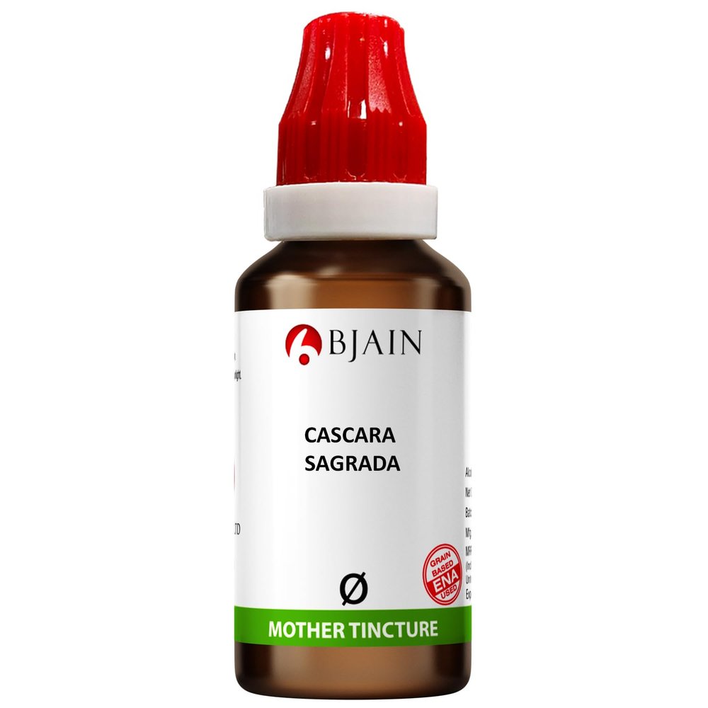 Bjain Homeopathic Cascara Sagrada (Rhamnus Purshiana) Q Mother Tincture, 30ML