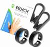 4pc Acupressure Therapy Set  Dual Rings & Clips for Sugar Balance, BP Control & Stress Relief Massager (Black) view 1