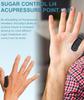 4pc Acupressure Therapy Set  Dual Rings & Clips for Sugar Balance, BP Control & Stress Relief Massager (Black) view 3