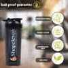 Shopeleven Typhoon Black Shaker Bottle 700ml Leakproof Gym Sipper for Preworkout, Protein & BCAAs BPA-Free Plastic view 2