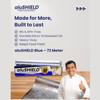 aluSHIELD 72 Meter Aluminum Foil | High Quality Micro-Embossed Foil Roll | 2-in-1, Glossy & Matt Finish. view 2
