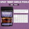 Acharooz Spicy Tangy Garlic Pickle 3 Packets of 100gm each - Authentic Homemade Achar with Bold & Fiery Flavors - Organic & No Preservatives - Ideal for Every Meal - Relish Guilt-Free Pickle view 2