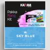 Kadam Pakka Rang Fabric Dye Colour | 25g Pack | Includes DyFix Color Fixer | Permanent Fabric Dyes for Old Faded Jeans and Clothes (Sky Blue) view 1