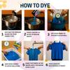 Kadam Pakka Rang Fabric Dye Colour | 25g Pack | Includes DyFix Color Fixer | Permanent Fabric Dyes for Old Faded Jeans and Clothes (Sky Blue) view 2