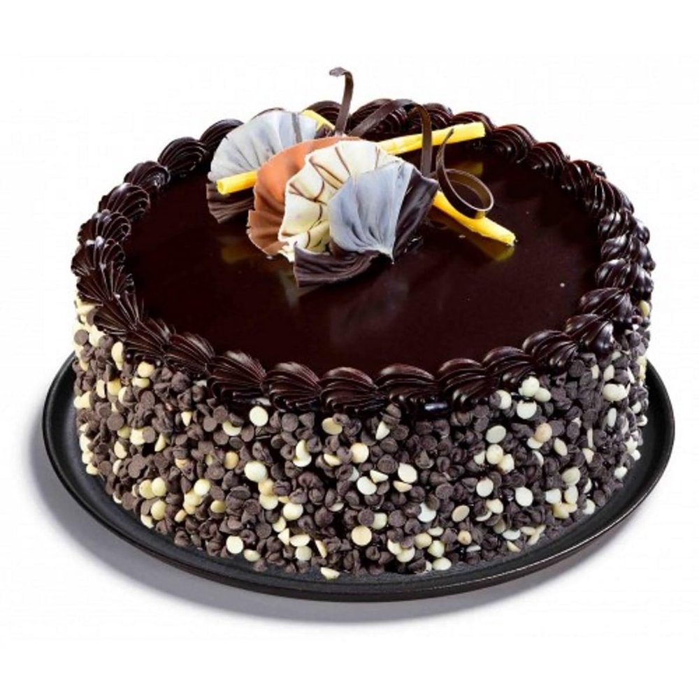 The FloralMart Flakey Hearts FlavoredCake Eggless | Birthday | Anniversary | Same Day Delivery (500 GM, Truffle)