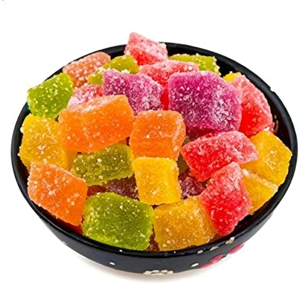 Fruity Jelly Candy  Soft, Chewy, Sugar-Coated Assorted Fruit Flavour Jellies | Fun Shapes | Ideal for Kids & Gifting | 150 gram
