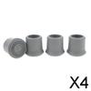 LOOM TREE 4X 4 Pieces Trekking Pole Caps Walking Stick Ferrules Non-Slip Foot Cover 22Mm | Medical Mobility & Disability | Mobility/Walking Equipment | Walkers & Canes view 2