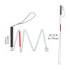 LOOM TREE Blind Cane Walker Folding Elderly Lightweighted Aluminum Alloy Trekking Pole 7 Section 131.5Cm | Medical Mobility & Disability | Mobility/Walking Equipment | Walkers & Canes view 2