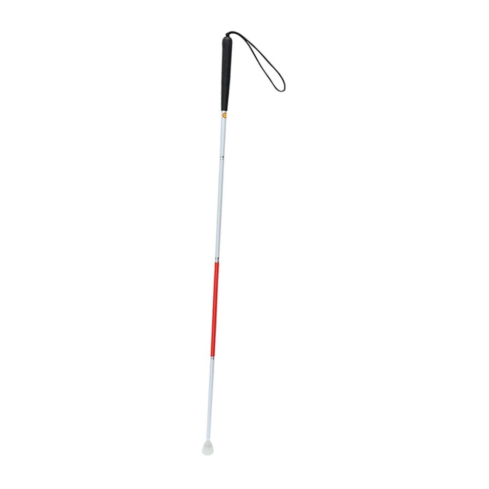 LOOM TREE Blind Cane Walker Folding Elderly Lightweighted Aluminum Alloy Trekking Pole 4 Section 112Cm | Medical Mobility & Disability | Mobility/Walking Equipment | Walkers & Canes