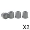 LOOM TREE 2X 4 Pieces Trekking Pole Caps Walking Stick Ferrules Non-Slip Foot Cover 22Mm | Medical Mobility & Disability | Mobility/Walking Equipment | Walkers & Canes view 2