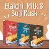 Balasa Rusk Toast | Tea Time Rusk | Tea Toast | Premium Handmade Rusk | Perfect Teatime Partner | No Preservatives | (Pack of 3, Suji Milk & Elaichi) view 2