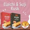 Balasa Rusk Toast | Tea Time Rusk | Tea Toast | Premium Handmade Rusk | Perfect Teatime Partner | No Preservatives | (Pack of 2, Suji & Elaichi) view 2