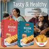Balasa Rusk Toast | Tea Time Rusk | Tea Toast | Premium Handmade Rusk | Perfect Teatime Partner | No Preservatives | (Pack of 2, Elaichi & Milk Rusk) view 3