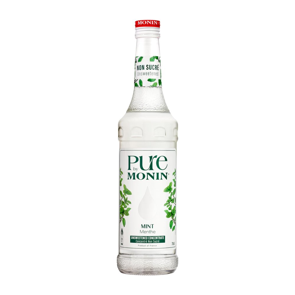 Monin Pure Mint Syrup (No Added Sugar)  700 ml