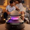 Abhsant Diffuser with Bluetooth Speaker Aromatherapy Diffuser,360 Stereoscopic Sound Field Aroma Diffuser Humidifier,LED Light 6 ColorsHome Office Bedroom (Black) view 2