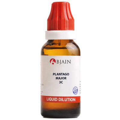 Bjain Plantago Major 3C Homeopathic Liquid Dilution, 30ml