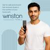 Winston Groom Lite 4 in 1 Grooming Set for Men with 7 Length Attachment Comb, Fast Charging Face, Ear, Nose, Beard, Body Hair Trimmer for Men view 2