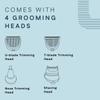Winston Groom Lite 4 in 1 Grooming Set for Men with 7 Length Attachment Comb, Fast Charging Face, Ear, Nose, Beard, Body Hair Trimmer for Men view 4
