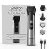Winston Groom Pro 5 in 1 Grooming Set for Men with 14 Length Attachment Comb, Digital Display, Pedestal, Fast Charging Face, Ear, Nose, Beard, Body Hair Trimmer for Men view 1