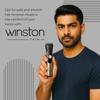 Winston Groom Pro 5 in 1 Grooming Set for Men with 14 Length Attachment Comb, Digital Display, Pedestal, Fast Charging Face, Ear, Nose, Beard, Body Hair Trimmer for Men view 2