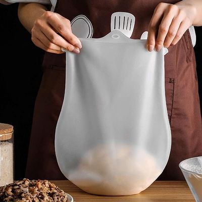 CLICKSY Silicon Atta Kneading Dough Maker Bag  Reusable Silicone Kneading Bag for Bread, Pizza, Pastry & More | Multipurpose Food-Grade Mixing & Storage Tool