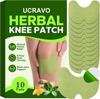 UCRAVO 10pcs Wellness Patches for Knee Herbal Moth Patches Heat Packaging, Deep Warming, Extra Strong Joint Pain Relief, Long-lasting Joint Pain Relief Herbal Knee Pain Relief Inflammation Patches view 1